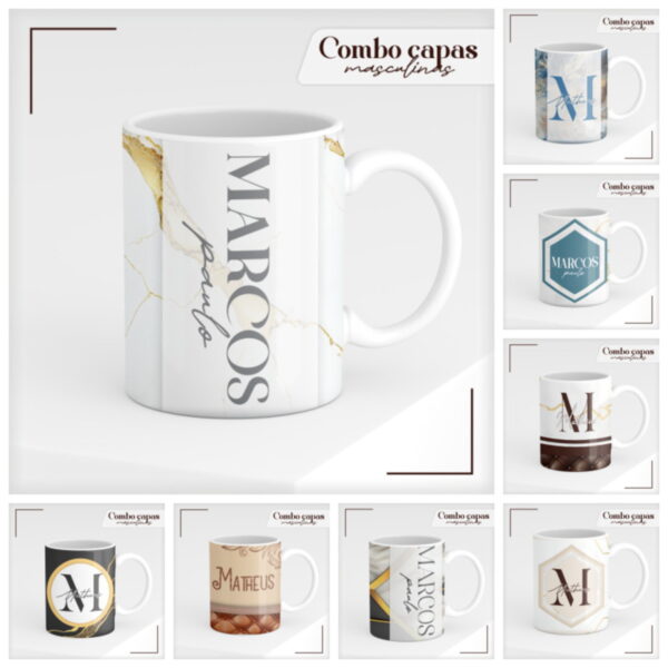 Combo Capas e Canecas Masculina