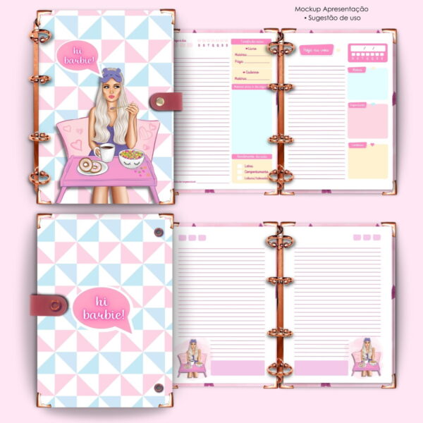 Combo Capas e Miolo Girls Canva -arquivo Digital