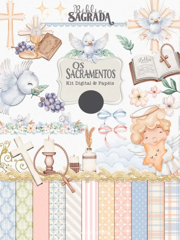 Combo Digital Sacramentos - Batismo e Primeira Comunhão