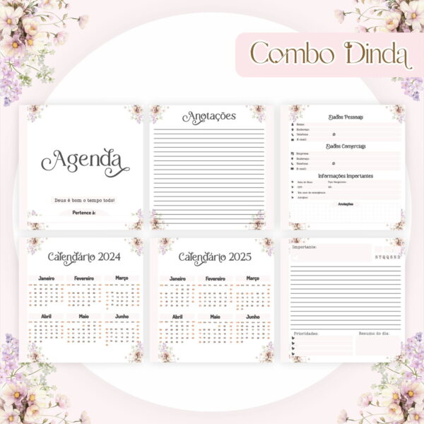 Combo Encadernação: Dinda