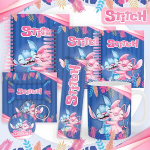 Combo Encadernação: Stitch