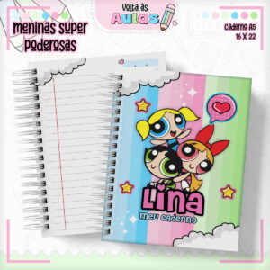 Combo Escolar as Meninas Poderosas - Arquivo Encadernação