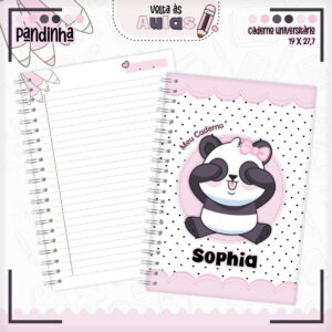 Combo Escolar Pandinha - Arquivo Encadernação
