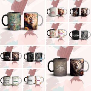 Combo Estampas Canecas Cristã