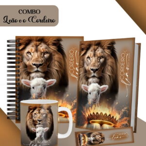 Combo Leão e o Cordeiro - Encadernação