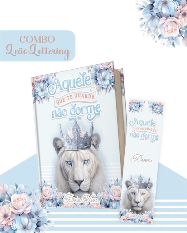 Combo Leão Lettering - Encadernação
