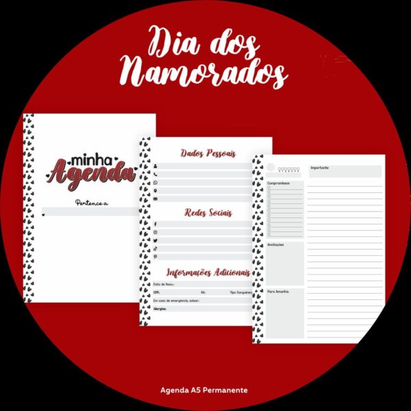 Combo Lettering Dia dos Namorados