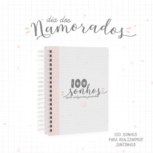 Combo Livro e Cadernos Dia dos Namorados