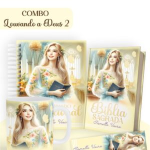 Combo Louvando a Deus 2 - Encadernação