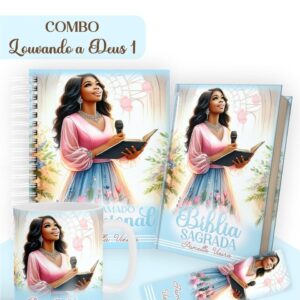 Combo Louvando a Deus - Encadernação