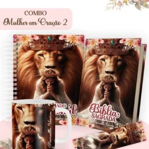 Combo Mulher em Oração 2 - Encadernação 6 Combo Mulher em Oração 2 - Encadernação