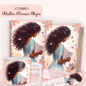 Combo Mulher Negra Florescer - Encadernação