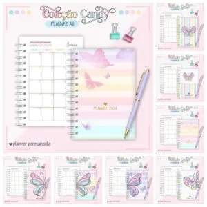 Combo Planners Candy A6 4 Combo Planners Candy A6