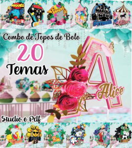 Combo Topos de Bolos Especiais