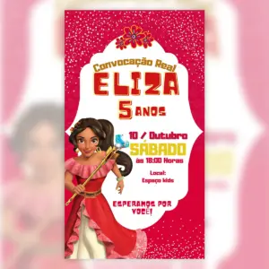 Convite Digital Princesa Elena De Avalor 5