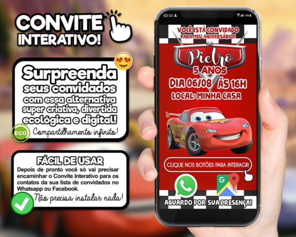 Convites Digitais Interativos - Corel