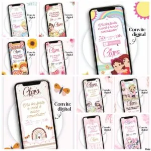 Convites Digitais Meninas