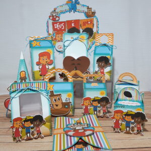Decoração Festa 3 Palavrinhas - Arquivo Digital