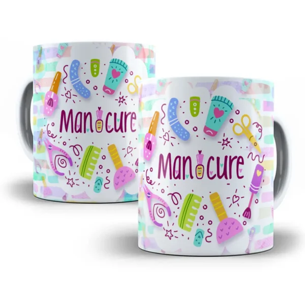 Design Caneca Profissão Manicure Nail Designer