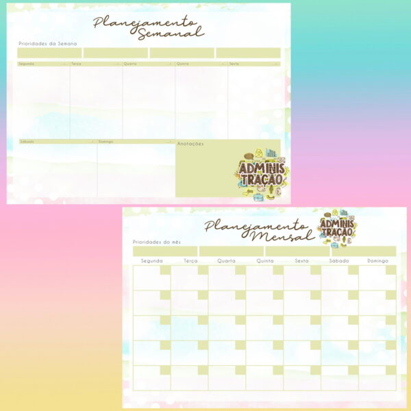 Desk Planner Administração