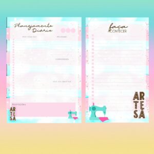 Desk Planner Artesã Costura