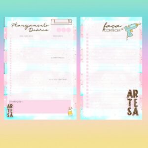 Desk Planner Artesã Papelaria
