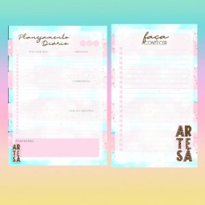 Desk Planner Artesã Sem Personalização