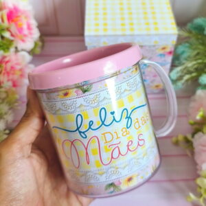 Dia das Mães 2025 Caneca e Caixa - Arquivo Digital