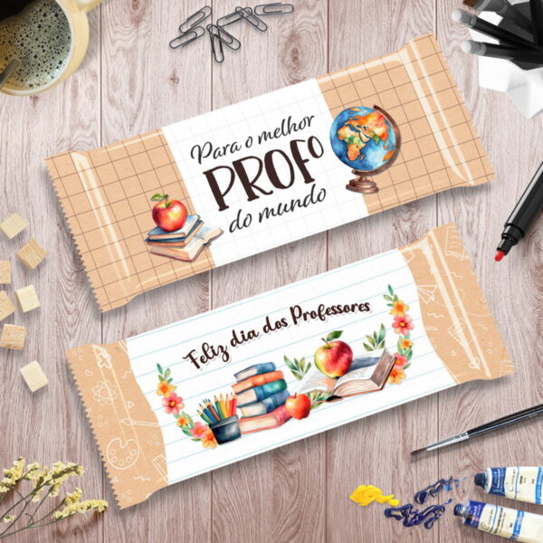 Embalagens Chocolates - Professores