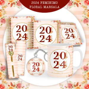 Encadernação 2024 Floral Marsala - Arquivo Digital 11 Encadernação 2024 Floral Marsala - Arquivo Digital