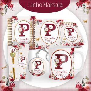 Encadernação 2024 Linho Marsala,