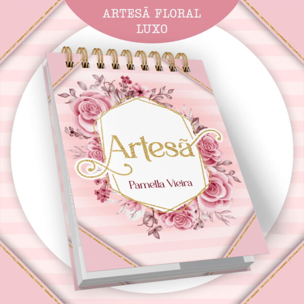 Encadernação Artesã Floral 2024