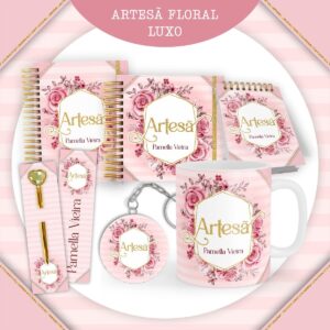 Encadernação Artesã Floral 2024