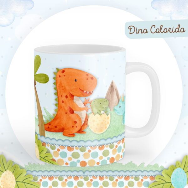 Encadernação Baby Dino Colorido