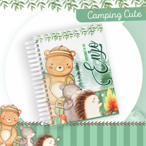 Encadernação Bebê Camping Cute
