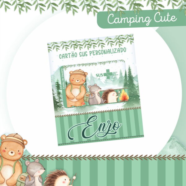 Encadernação Bebê Camping Cute