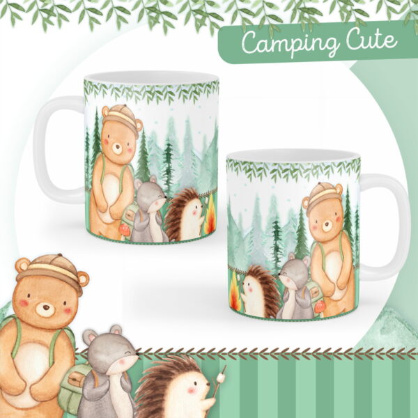 Encadernação Bebê Camping Cute