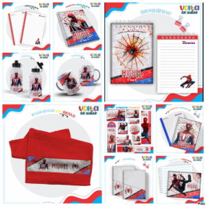 Encadernação Escolar Homem Aranha - Arquivo Digital 2 Encadernação Escolar Homem Aranha - Arquivo Digital