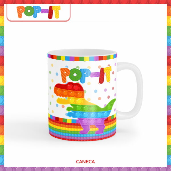Encadernação Escolar Pop It Colorido