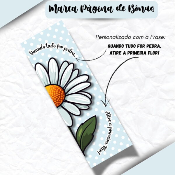 Encadernação Floral Margarida