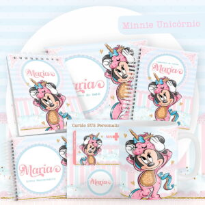 Encadernação Infantil Minnie Unicórnio - Arquivo Digital 5 Encadernação Infantil Minnie Unicórnio - Arquivo Digital