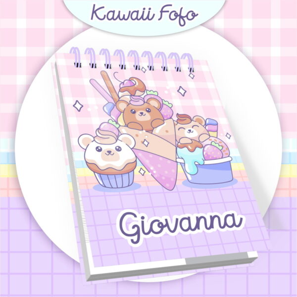 Encadernação Kawaii Fofo