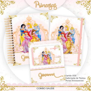 Encadernação Princesas