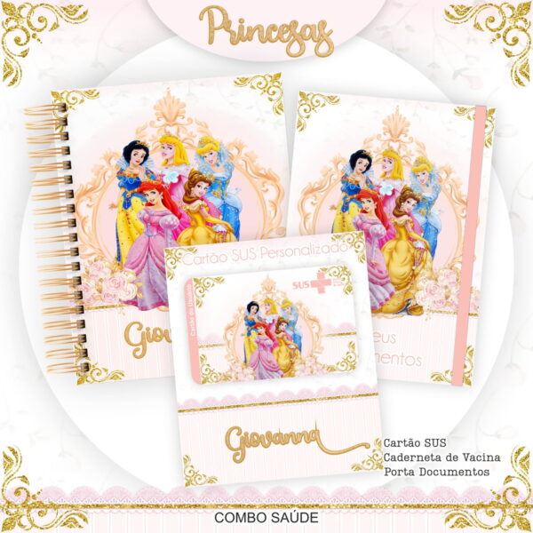 Encadernação Princesas
