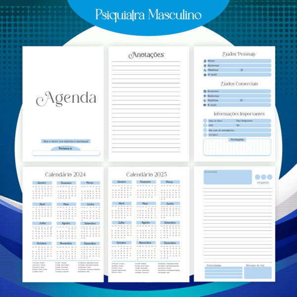 Encadernação Psiquiatra Masculina