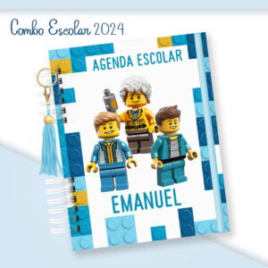 Escolar Menino Lego - Arquivo Digital