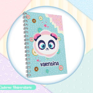 Escolar Panda Donuts - Arquivos Encadernação