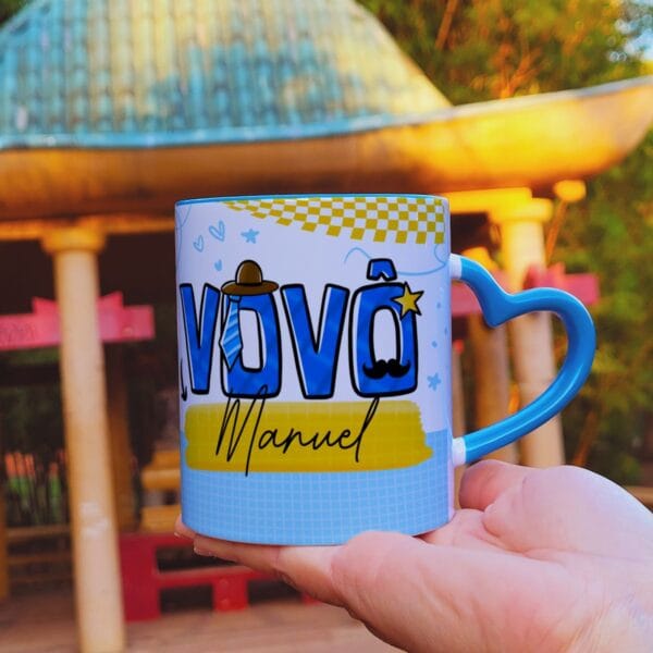 Estampas Caneca Dia dos Avós Frases Fofas Sublimaão Png