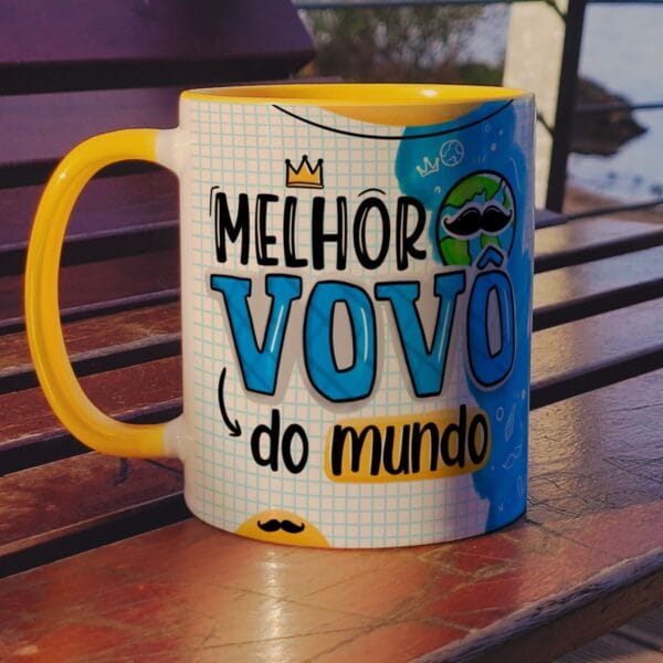 Estampas Caneca Dia dos Avós Frases Fofas Sublimaão Png