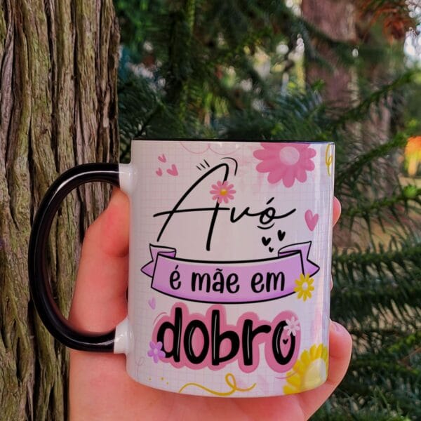 Estampas Caneca Dia dos Avós Frases Fofas Sublimaão Png